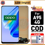LCD OPPO A95 4G Original Touchscreen Fullset Original Compatible For Glass Touch Screen Digitizer