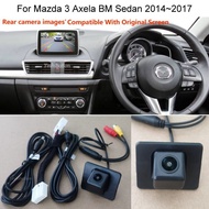 ชุด Mazda3สำหรับ Mazda 3 Axela BM BN 2014 ~ 2018 - HD รถยนต์มุมมองด้านหลังชุดกล้องมองเวลาถอยหลัง RCA