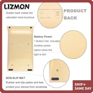 LIZMON  Calculator, 114x190x37mm Plastic Calculator, Easy To Use Black/Red/Blue/White Office Calcula