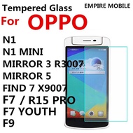 OPPO N1 / MIRROR 3 R3007 / MIRROR 5 / OPPO F7 / R15 PRO / OPPO F7 YOUTH / OPPO F9 TEMPERED GLASS SP
