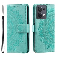 Ready to ship Totem Flower Embossed Leather Phone Case with Lanyard For Motorola Moto G06 4G/Motorol