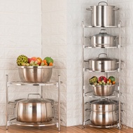 Kitchen Storage Rack Triangle Multi-layer Pot Rack Pot Holder Storage Rack Multifunctional Household