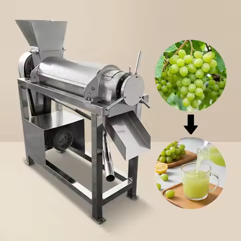 Industrial Juicer Cold Screw Press Juicer Extractor Machine 0.5t Fruit Vegetable Spiral Juicer Machi