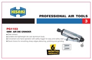 Hisaki 6mm 22,000rpm Straight Air Die Grinder