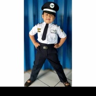 seragam baju pilot Garuda pramugara pramugari karnaval anak