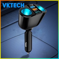 [Vktech] Auto Lighter Adapter PD QC3.0 12V-24V Type-C USB Socket Quick Charge Car Charger for Mobile Phone DVR Charging
