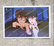 ⭐️明信片⭐️韓國動畫 민용MIGNON 뿡빵뀨 閔勇 3張組 ibon明信片相片相卡 韓國BL漫畫 韓漫 過度呼吸