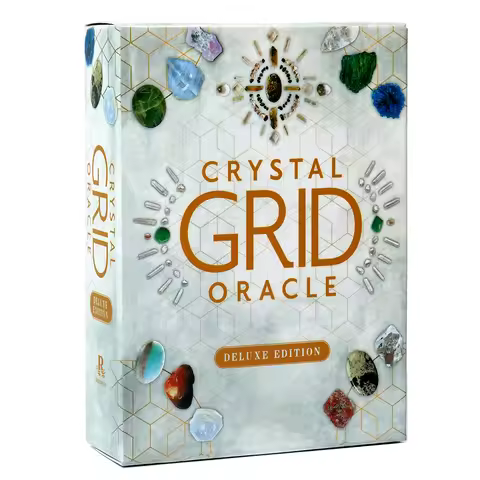 Crystal Grid Oracle Deluxe Edition Cards Deck by Nicola McIntosh Tarot 72 cards Crystal Kingdom Ener
