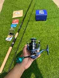 ชุดพร้อมตก คันสปิ้นV6 + รอกสปิ้นY2K มีให้เลือกหลายขนาด