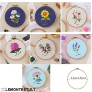 LEMONTRETULT Embroidery Kit Handmade Sewing accessories Beginner Needle Thread