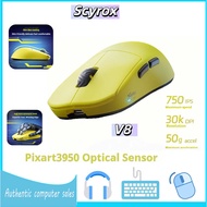 SCYROX V8 Wireless Mouse 30000DPI PAW3395  Dual Mode Connection Gaming Mouse