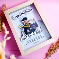 A5 Wooden Scrapframe Pharmacy Graduation Gift
