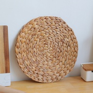 [48H Shipping] Woven Round Heat-Insulating Mat, European-Style Non-Slip Mat, Creative Tea Cup Mat, B