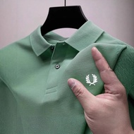 Jersey Business O-Horse T-Shirt Jersey Top 2025 Men's Horse All-Match Casual Lapel Short-Sleeved POL