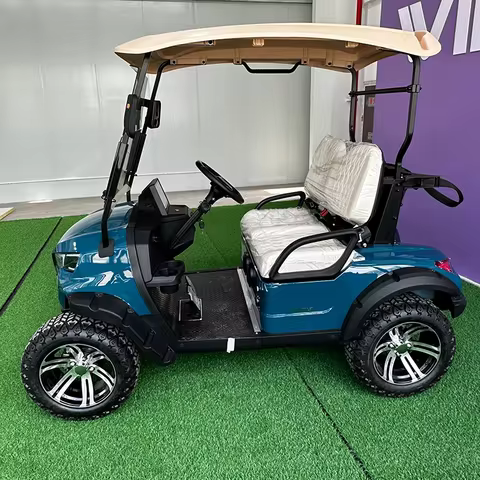 New Style 2025 Brand Design 2 Seat Sightseeing Bus Club Cart 48/72V Electric Golf Buggy Hunting Cart