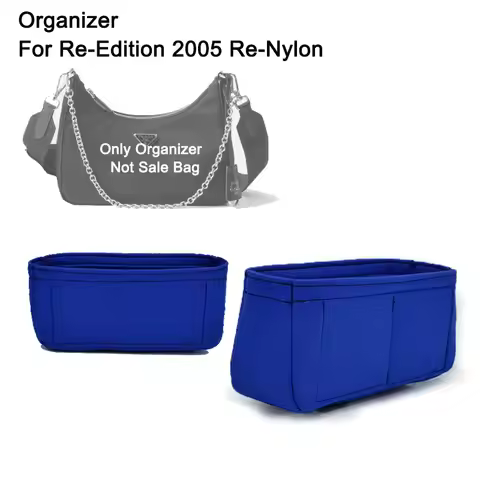 Bag Organizer Insert Purse For Re-Edition 2005 Re-Nylon Mini HOBO shoulder bag 22x6x18cm, Inner Line