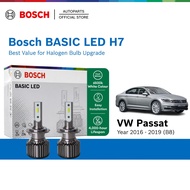 BOSCH BASIC LED H7 Halogen Headlight Retrofit Bulb for Volkswagen Passat (B8) Year 2017 - Present