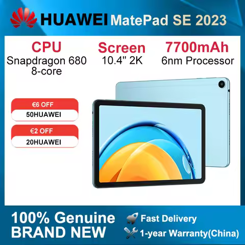 2023 WiFi/LTE HUAWEI MatePad SE 10.4 Inch 2K Tablet 6GB/8GB 128GB CPU Snapdragon 680 HarmonyOS 3 770