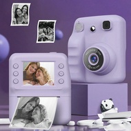 Instant Print Camera For Men & Women - 1080P HD Dual-Lens Selfie Camera With Built-In Photo Printer,