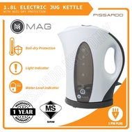 【MAG 1.8L Kettle】Electric Jug Kettle Water Heater Cerek Jug Elektrik