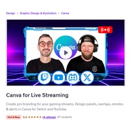 Canva Video Course-Canva for Live Streaming | Learn Canva 2025  | Canva By Ronny