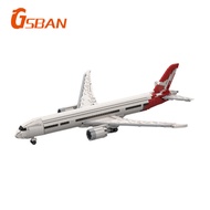 Qantas Boeing 787‑9 Dreamliner Aircraft Building Blocks 1856pcs Adult Building Blocks Toy Gift