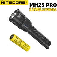 NITECORE ไฟฉาย MH25 Pro UHi 40นำ3300ลูเมน USB-C ชาร์จได้ตะเกียงไฟฟ้าค้นหาไฟฉุกเฉินไฟฉายพร้อม Cka428-
