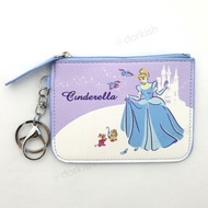 Disney Princess Cinderella Ezlink Card Pass Holder Coin Purse Key Ring