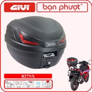 Givi B27NX Rear Trunk - Genuine Givi 27L Motorcycle Rear Trunk - Backpacking Friend
