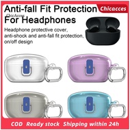 ChicAcces Waterproof Headphone Case Exquisite Appearance Earphone Protector Sony Wf-1000xm5 Earphone Case with Hanging Buckle Transparent Dirt-resistant Precise Hole for Southeast