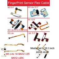 Fingerprint Sensor Home Connector Flex Cable For Huawei MediaPad M3 M5 Lite 8.4 5 10.1 BTV-DL09 10.1