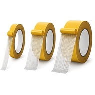3PcsHighTackDoubleSidedMeshTape,ValuePack(0.4",0.8"&1.2"x33FT),HighTackWallAdhesiveforCar,Rug,Wood,G