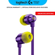 Logitech G333 Gaming Earphones with dual audio drivers, in-line mic and volume control, compatible w