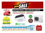 Fujitsu R32 Ceiling Cassette 24000 BTU + FREE NTUC VOUCHER + FREE Delivery + FREE Consultation Service + FREE Warranty