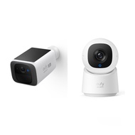 Anker Eufy Security SoloCam S220 (屋外カメラ) + Indoor Cam C220 (見守りカメラ) セット