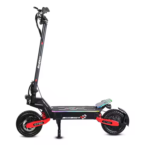 Arwibon GT06Plus Adult Electric Scooter,Speed up to 35MPH, 52V23.4AH ,11 Inch Off-Road Tires, Foldab