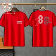 Atasan Baju Kaos Katun Premium Kemerdekaan 17Agustus Size S-5Xl