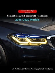 BMW 5 Series G38 G30 LED Laser Headlights Bi-Color DRLs