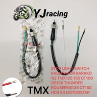 STOP LIGHT SWITCH KAUNTA FOR BARAKO 1/2 TMX125 155 CT100 GS150 THUNDER ROUSERNS135 HD3 X4 MOTORSTAR