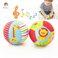 ABongBang Soft Cloth Rattle Ball Baby For 0-36 Months Stuffed Baby Play Ball Sensory Toy Nice
