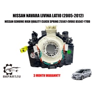 Nissan Navara Livina Latio (2005-2012) Clock Spring  Made By Nissan 25567-EV06E B5567-Y70D