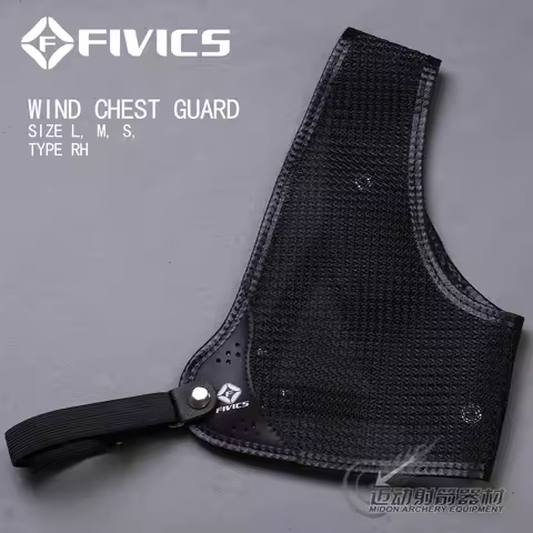 FIVICS-WIND Chest Guard for Archery Competition, Professional Protective Gear, Adjustable Side Strap