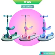 Kids Toy Scooters 3 In 1 folding silent wheel (2 years old to 12 years old)