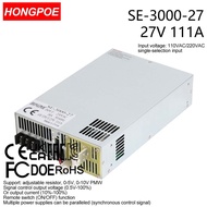 0-27V 111A 3000W Adjustable AC-DC 0-5V 0-10V PLC/PMV signal control transformer, suitable for motor/