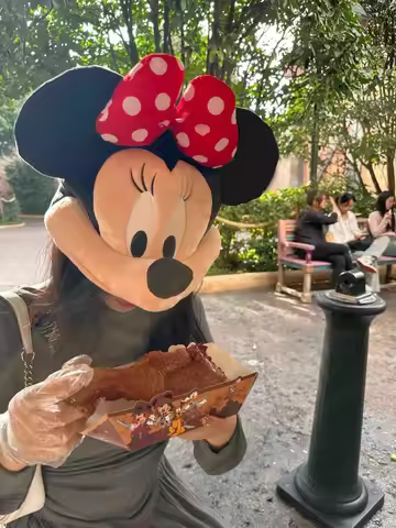 Mickey Minnie headgear for girls and boys Children's girlfriends couple travel photo props dress up 