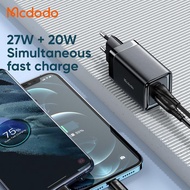 Mcdodo Head Charger Gan Dual Port Pd Type C Fast Charging 45W -47W