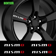 4Pcs Nismo Car Rim Wheel Sticker For Nissan Qashqai J10 Juke Leaf Micra Sentra Patrol Maxima Murano