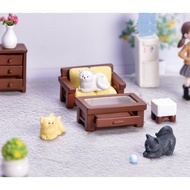 Tieu Landscape/Doll house model, household appliances, ice cream cone house decoration, model house 