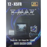 T-MAZ TZ-X5FR 4K DASH CAM REAR CAM DUAL VISION