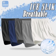 【Ready Stock】Short Pants Men Seluar Sukan Pendek Lelaki Casual Shorts Drawstring Microfiber Gym Home